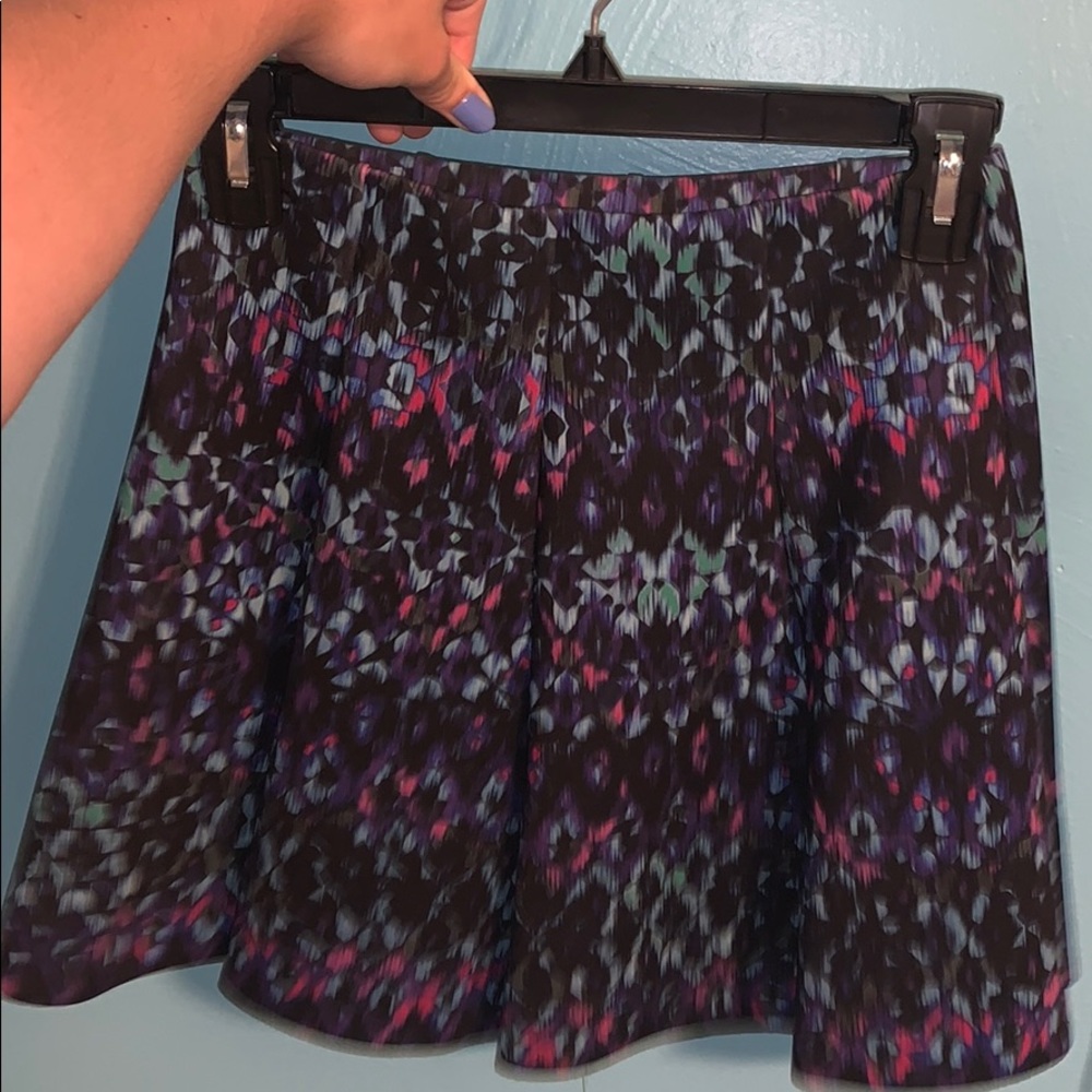 Patterned skater skirt